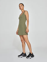 Nike Bliss Luxe Dress - Medium Olive/Clear