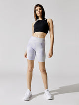 One Icon Clash Sky Tie Dye 7-inch Short - Light Thistle-White