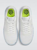 Air Force 1 Crater Flyknit Sneaker - White-White-Pure Platinum