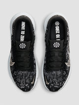 Nike SuperRep Go 3 Flyknit "Next Nature" - Black/Metallic Silver-White
