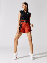 Naomi Osaka Nike Court Njc Utility Short - Cinnabar-White