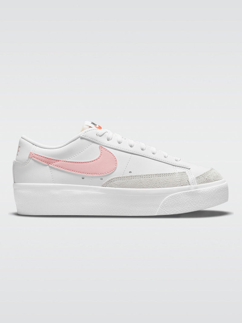 Nike Blazer Low Platform Sneaker - White-Pink Glaze-Summit White-Black