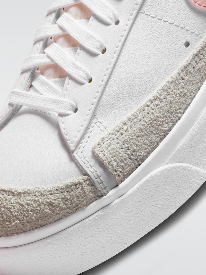Nike Blazer Low Platform Sneaker - White-Pink Glaze-Summit White-Black