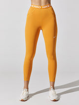 Nike Pro Dri-FIT Women's High-Rise Pocket Leggings - Light Curry-White