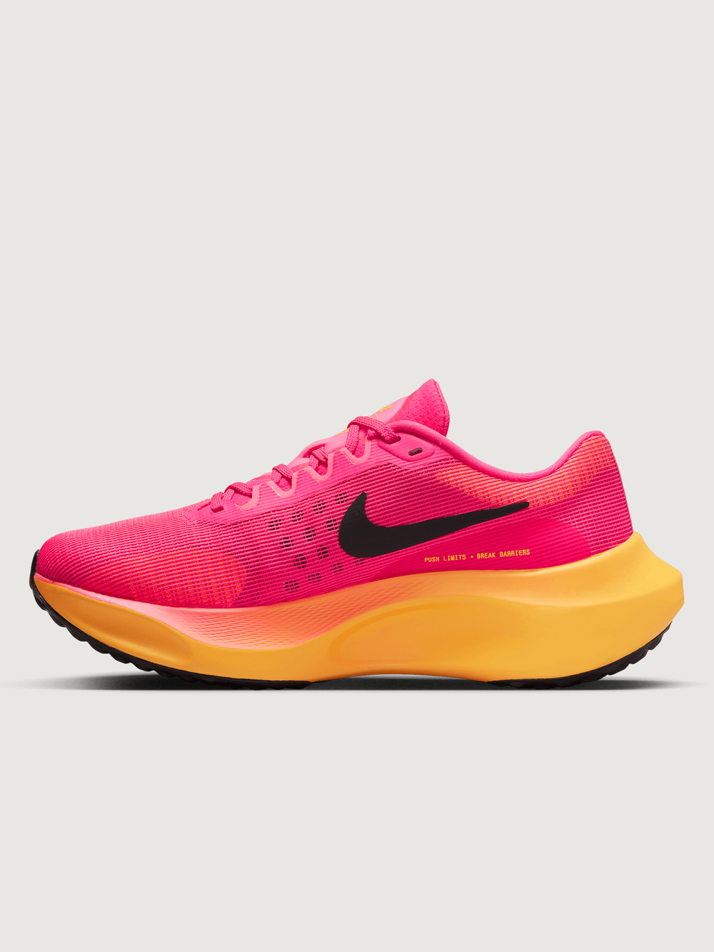 Nike Zoom Fly 5 HYPER PINK BLACK LASER ORANGE Carbon38