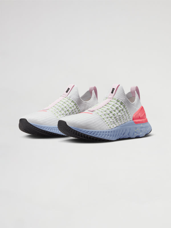 Nike React Infinity 2 - PLATINUM TINT/HOT PUNCH-BARELY VOLT