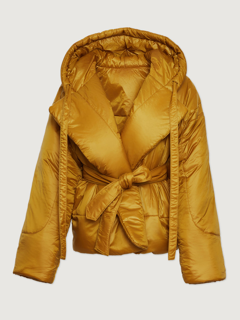 Hooded Sleeping Bag Coat Short - Mocha – Carbon38