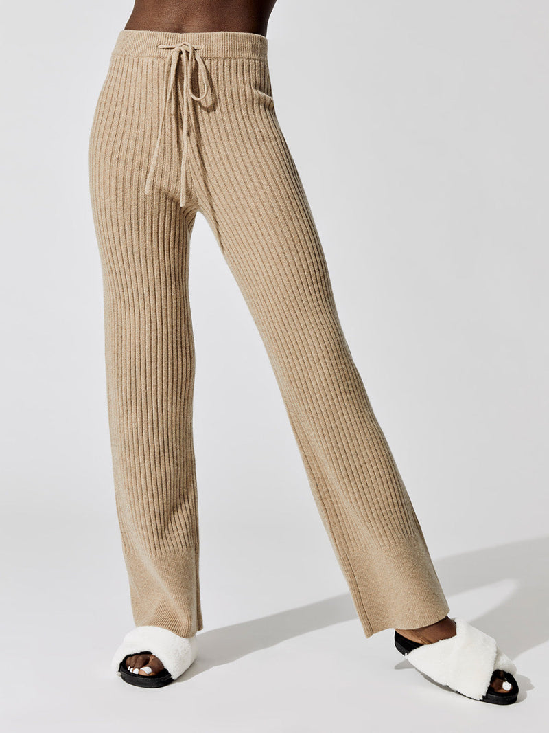 Luna Sweater Pant - Oatmeal