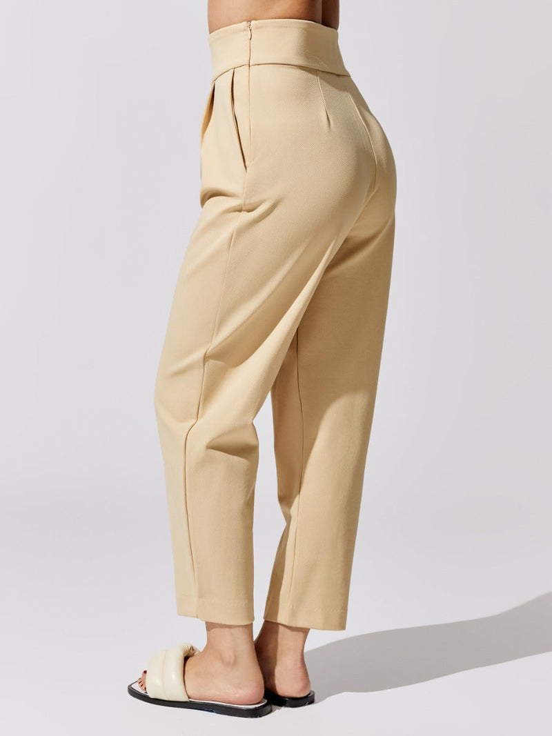 Stanton Cropped Pant - Sand