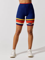 Pantalon Rib Knit Biker Shorts - V462