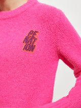 Dondi Knit Sweat - Knockout Pink