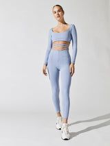 Tulip Top - Light Blue