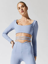 Tulip Top - Light Blue