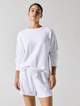 Tyler Pullover Sweatshirt - White