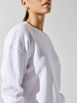 Tyler Pullover Sweatshirt - White