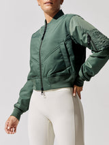 Rbk Vb Bomber Jacket - Chalk Green