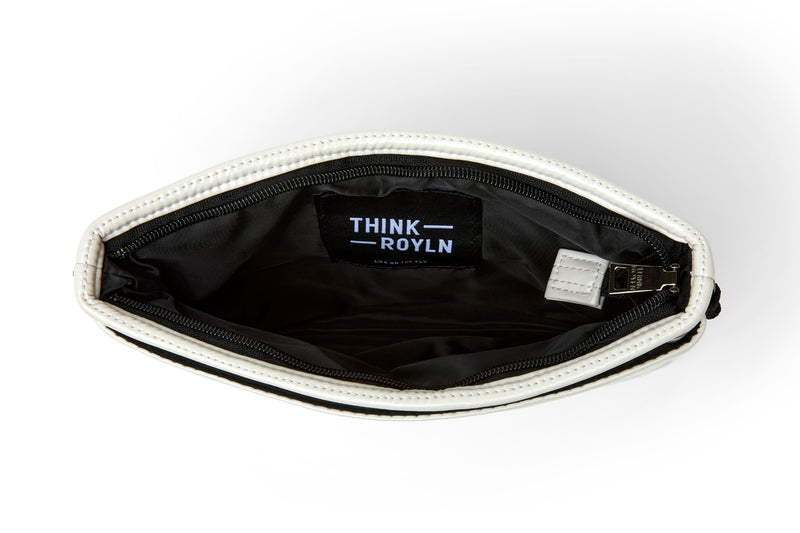 Think Royln Bum Bag Cross Body White Patent – Pumpz & Company