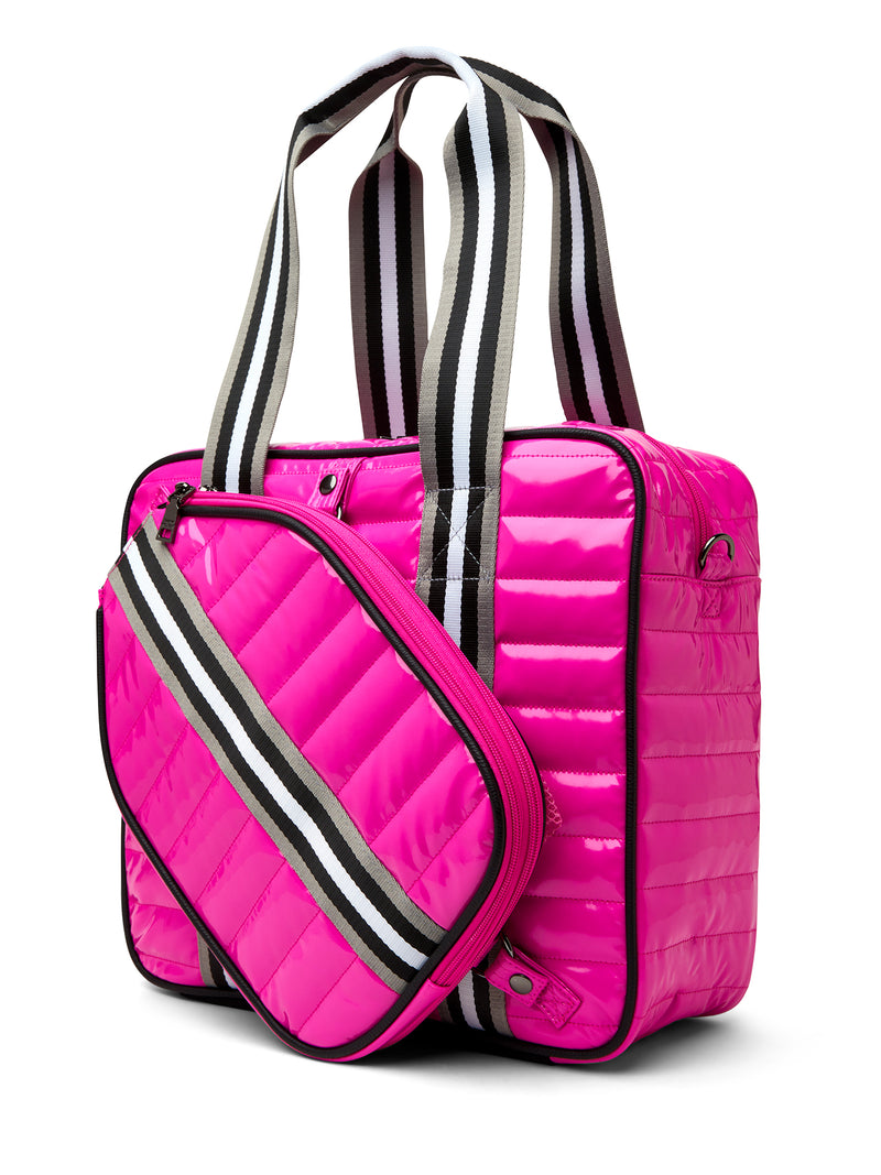 Think Royln Sporty Spice Pickleball Bag Sizzling Pink Patent