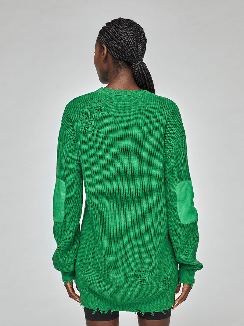 Devin Sweater - Amazon Green