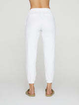 Drawstring Pants - White