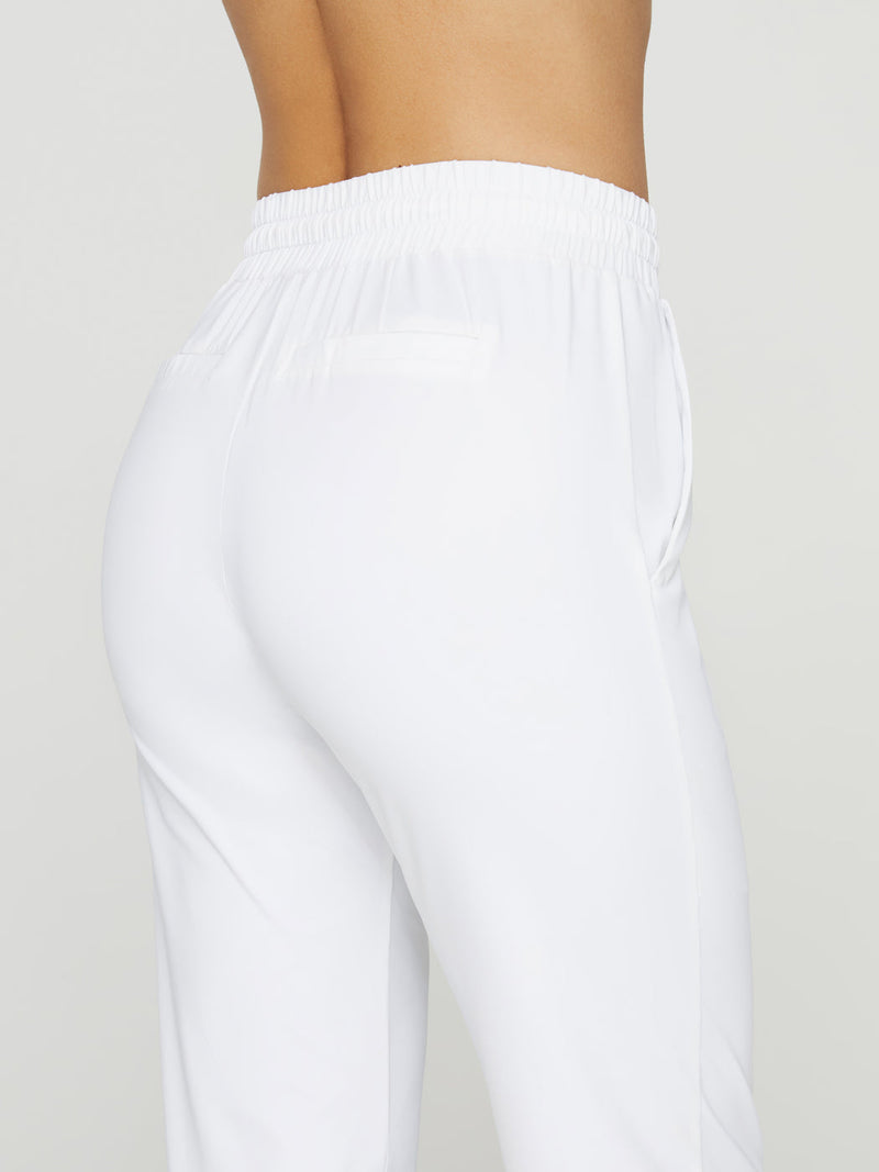 Drawstring Pants - White