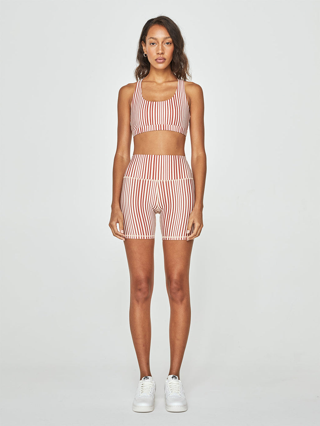 Studio Sports Bra Amore Stripe Print