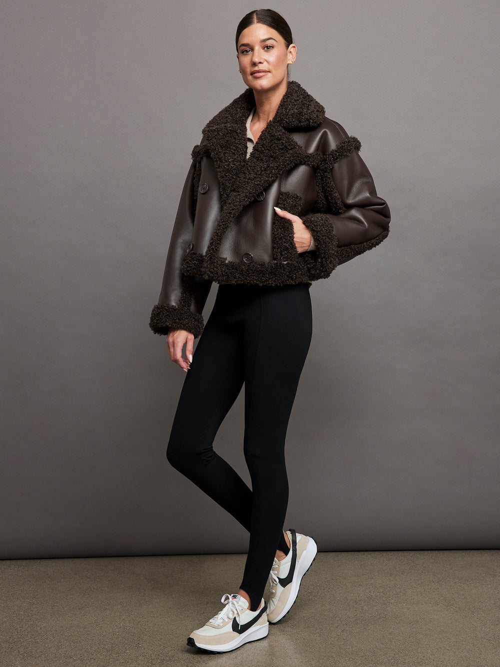 Kristy Jacket - Dark Brown/Dark Brown