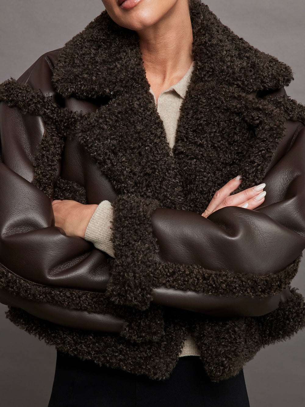 Kristy Jacket - Dark Brown/Dark Brown