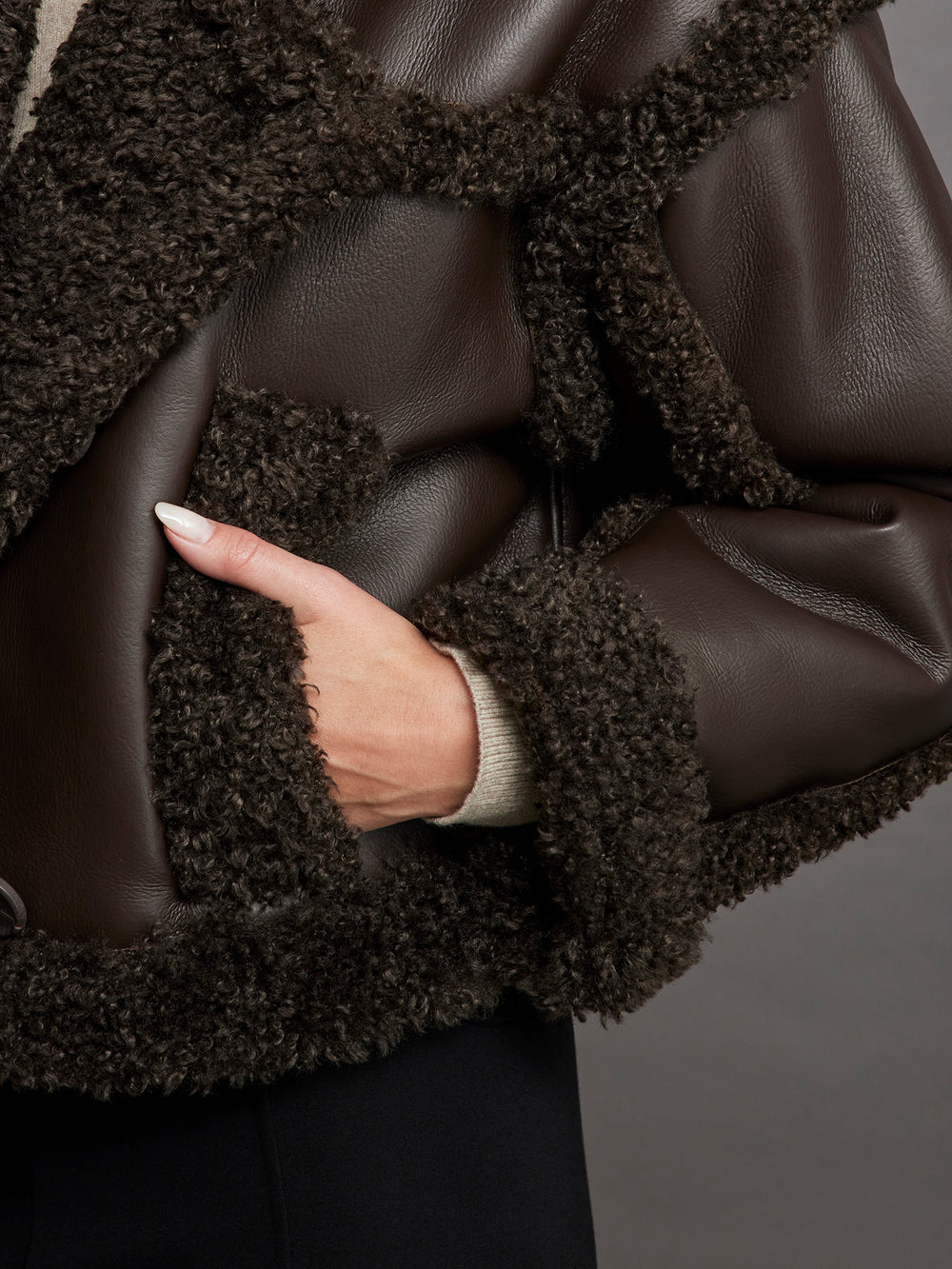 Kristy Jacket - Dark Brown/Dark Brown