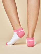 Workout Trainer Socks 3 Pack - Peony Pink