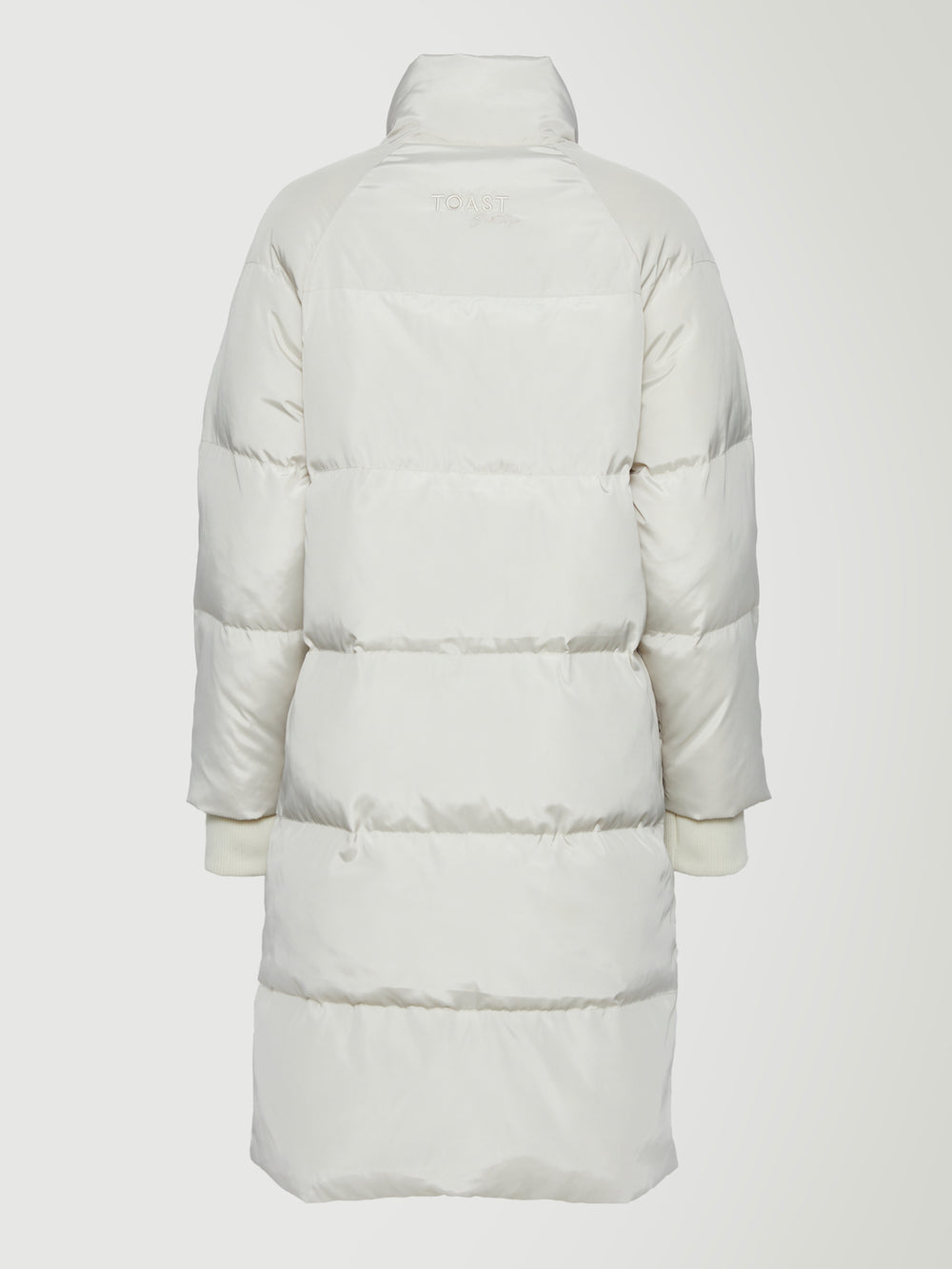 Sienna Longline Puffer Jacket - Ivory