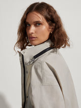 Nellie Relaxed Fit Windbreaker - DOVE