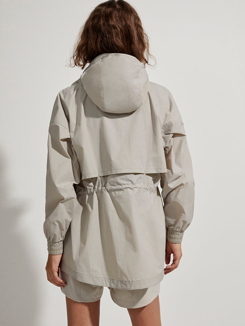 Nellie Relaxed Fit Windbreaker - DOVE