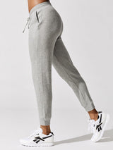 Waffle Pull On Pant - Medium Heather Grey