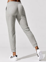 Waffle Pull On Pant - Medium Heather Grey