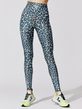 Hologram Piper Legging - Metal Leopard