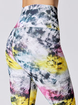 Ayla Legging - Bold Blue Tie Dye