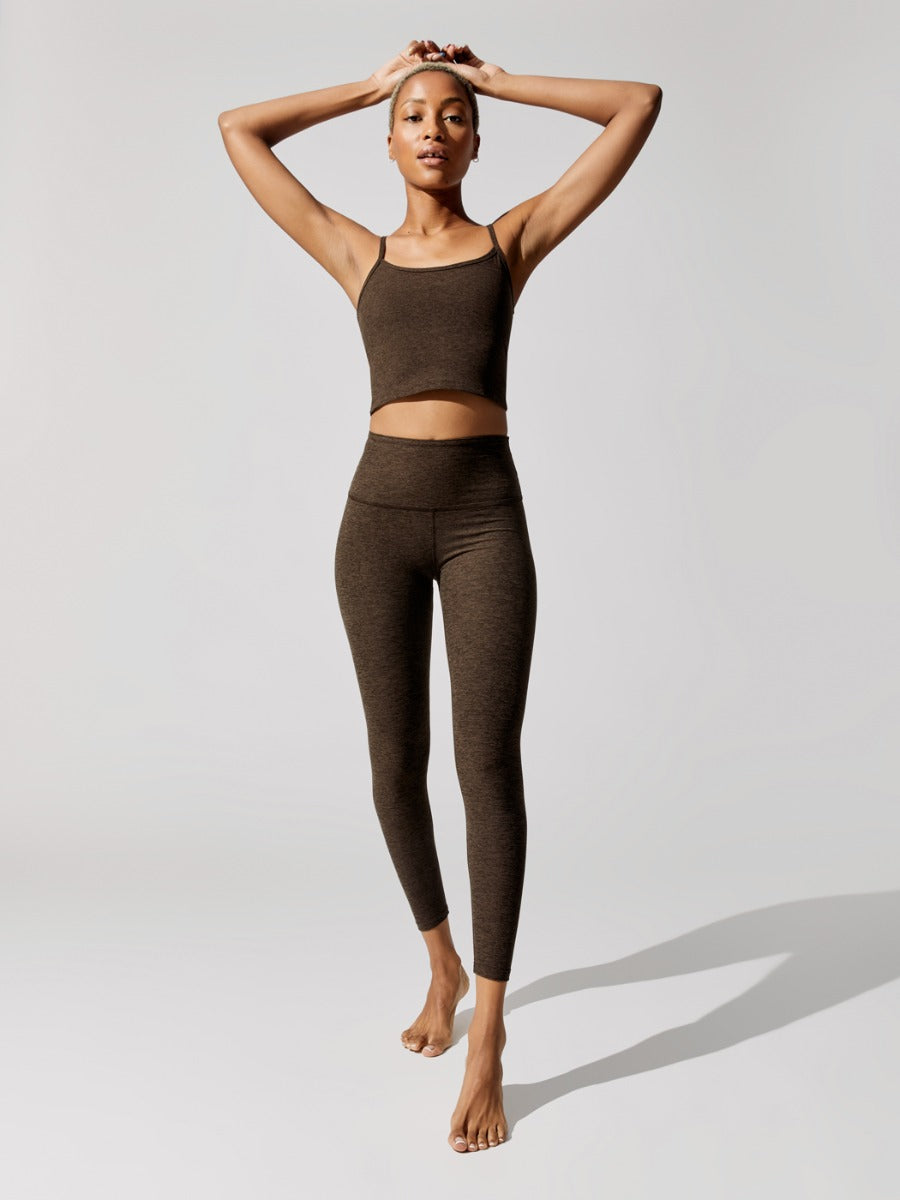 Beyond Yoga Space Dye Slim Racerback Bra Cocoa Brown XS (US 2-4) :  : Fashion