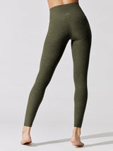 Spacedye Caught in the Midi High Waisted Legging - Eden Green