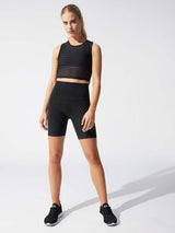 High Waisted Biker Short - Darkest Night