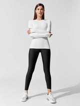 Long Sleeve Magnetic Top - WHITE