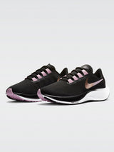 Air Zoom Pegasus 37 Sneaker - Black/Mtlc Red Bronze-Lt Arctic Pink