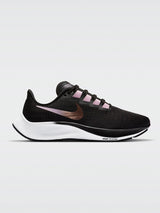 Air Zoom Pegasus 37 Sneaker - Black/Mtlc Red Bronze-Lt Arctic Pink