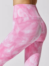 Tie Dye Ribbed 7/8 Legging - Pink Tie Dye