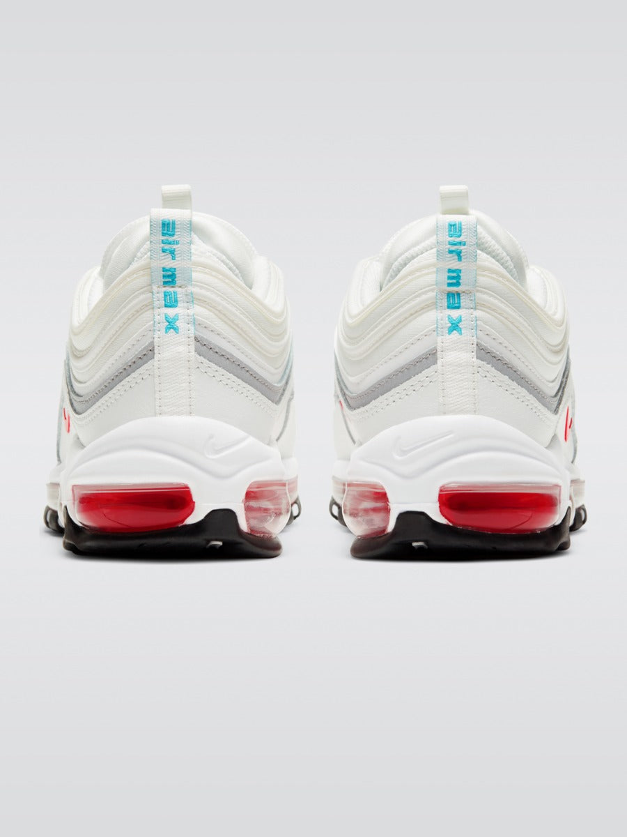 Air Max 97 Sneaker - Summit White/Siren Red-Black