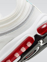 Air Max 97 Sneaker - Summit White/Siren Red-Black