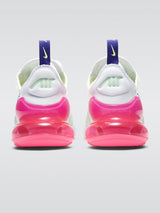 W Air Max 270 - White/Volt-Pink Blast-Indigo Burst