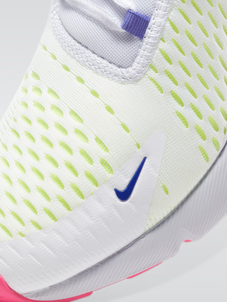 nike air max 270 white volt pink blast indigo