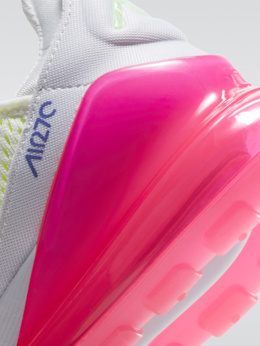 nike air max 270 white volt pink blast indigo