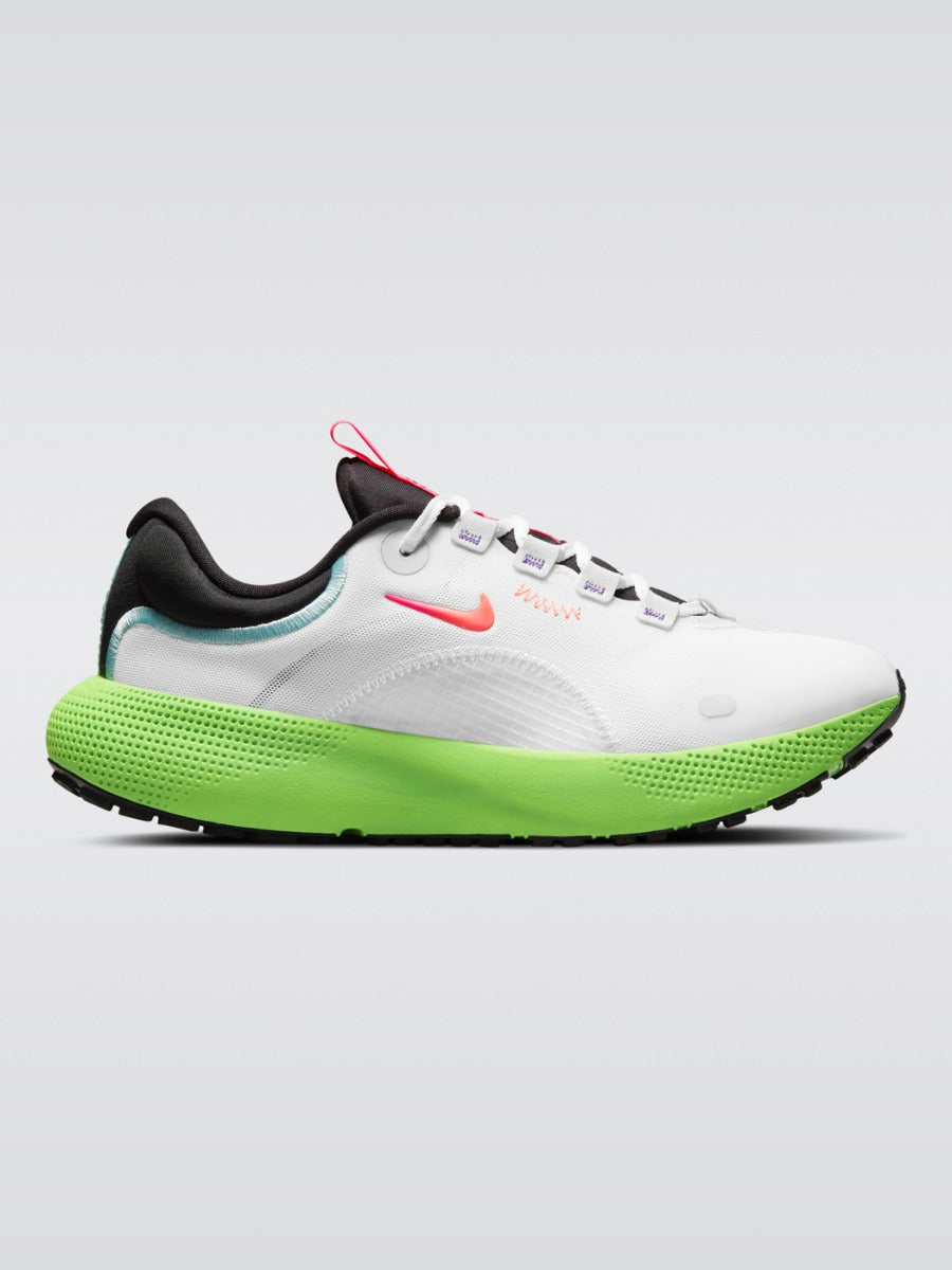 React Escape Run Sneaker - White/Bright Mango-Hyper Pink-Volt